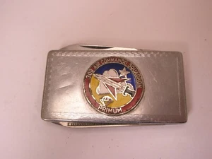 USAF 309 Air Commando Squadron Primum Vintage Money Clip Pocket Knife File mc26 - Picture 1 of 8