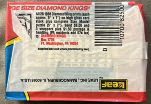 1988 Donruss Baseball Wax Pack Dennis Martinez Expos Pitcher ￼Showing On Back - Picture 1 of 2