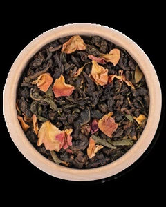 Grüner Tee  "Pfirsich Oolong  " ,lose-aromatisiert-( kg/38,00€) - Bild 1 von 2