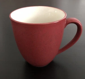 NORITAKE Colorwave Raspberry Stoneware Coffee Mug Red Set Of 4 - Picture 1 of 6