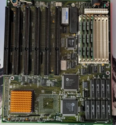 ECS FX-3000 Mainboard & 486DX2-66 CPU & 16 MB RAM - Bild 1 von 4