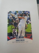 SIGNED TAP N PLAY ENGLAND CRICKET 2018 CARD-DAWID MALAN-ENGLAND CRICKET
