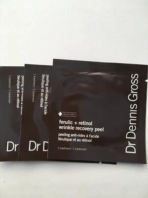 Exfoliaciones faciales o suero nocturno Dr Dennis Gross ferúlico + retinol recuperación de arrugas x3 Foto 1 de 2