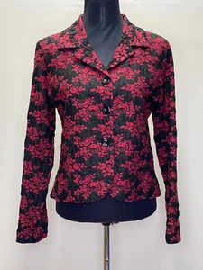 Out of Xile (Black Rose) Jacket - colour cherry size 1 (10/12) & 2 (12/14) - Picture 1 of 9