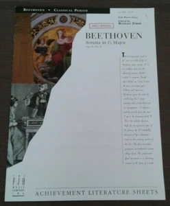Beethoven Sonate G-Dur op. 49 Nr. 2 Solo für Klavier Noten - Bild 1 von 1