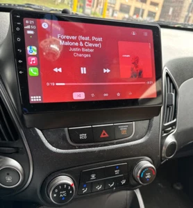 10” Android 14 Autoradio GPS Navi WIFI RDS 64G Für Hyundai ix35 Tucson 2009-2015 - Afbeelding 1 van 13