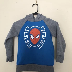 Marvel company kids Spiderman hoodie blue/gray boys size 9.  - Picture 1 of 9