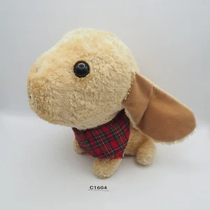 Shinada Company C1604 Hund großer Kopf Ohren braun Plüsch 7 Zoll Stofftier Puppe Japan  - Bild 1 von 8