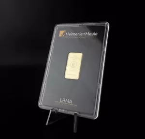10g Heimerle + Meule Feingoldbarren - 999,9 - Bild 1 von 5