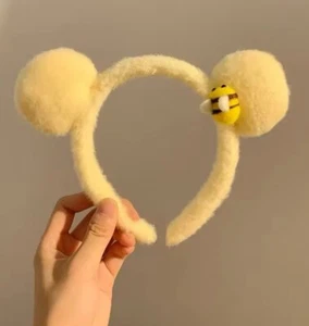 Women Children Plush Bear Ears Headband Cute Party Hair Hoop Head Band - Picture 1 of 1