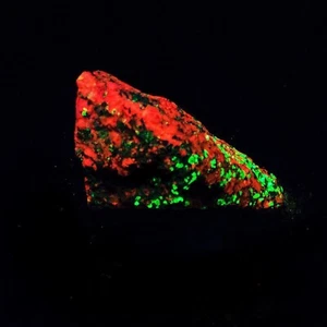 3 Pfund 1,2 Unzen, fluoreszierendes Display Willemit, Calcit, Franklinit, Franklin, NJ (2) - Bild 1 von 6