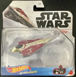 Hot Wheels Starships Star Wars OBI-WAN KENOBIS Jedi Starfighter Die-Cast Mattel - Picture 1 of 2