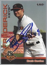 2010 Choice Frederick Keys #02 Brett Bordes IP autograph signed card