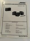Original Bose Service Manual Acoustimass -4 Home Theater Speaker System