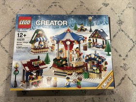 Lego Winter Village Market #10235 - Opened, W/ Box + Instructions