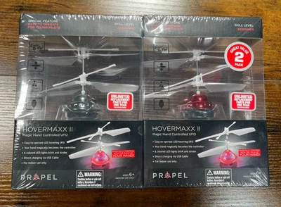 Propel Hovermaxx II Magic Hand Controlled UFO 2 Pack Red Silver - Image 1 of 4