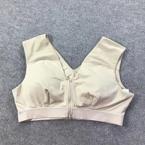 Tommie Copper Sports Bra Womens 3XL Zip Front Znergy Supportive Comfort Bra - Picture 1 of 10