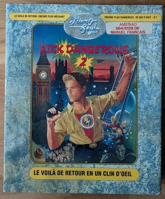 Rick Dangerous 2 (1990) Micro Style ★ Amstrad ★ Disquette ★ Testé OK ✅ - Imagen 1 de 4