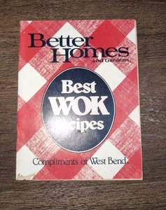 Better homes and gardens cookbook best wok recipes compliments of West bend - Picture 1 of 2