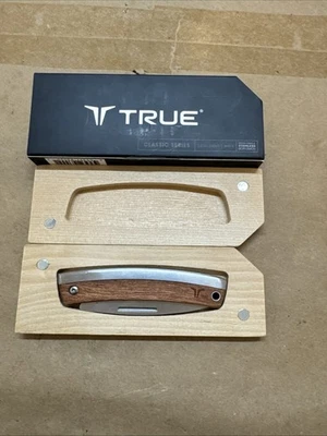NEW TRUE UTILITY TU6905 Classic Series Gentleman's Pocket Knife Wood Handle  - Image 1 of 4