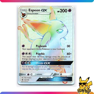 Espeon-GX - 152/149 - Rare Rainbow - Sun & Moon - [MINT] - Picture 1 of 11