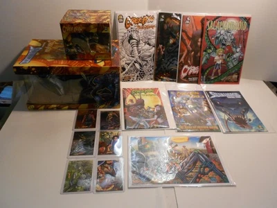 CYBERFROG COMICS, PVCs & TRADING CARDS LOT - Ethan van Sciver - NEW (Read Desc.) - Image 1 of 4