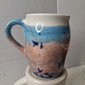 John Staple Pottery Mug 12 Oz Hand Made - Picture 1 of 6
