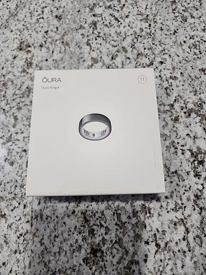 Oura Ring Gen 4 - Black - Size 11 - Brand New Factory Sealed - Image 1 of 3