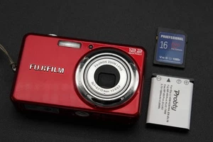 Fujifilm FinePix J32 12.2MP Digital Camera Red Tested - Picture 1 of 5