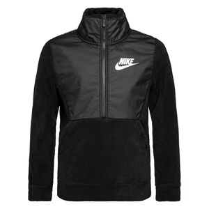 Nike Kids NSW Winterized Long Sleeve 1/2 Zip Jacket - Black, Size Medium - Picture 1 of 5