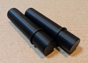 Opel Corsa C Astra H Parcel Shelf Hinge Pins Pair Replacement Support BLACK - Picture 1 of 2