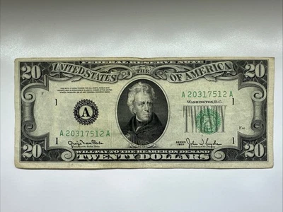 Billete de 20 dólares 1950 serie 1950 Foto 1 de 3