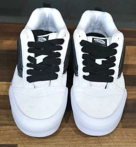 Vans Knu Skool Mens Skate Shoes Black/White/Gum UK 10 US 11 Eu 44.5 Bumper - Picture 1 of 13