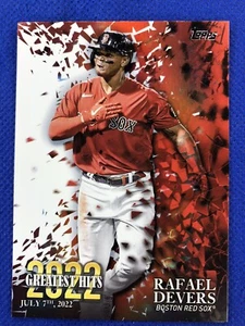 2023 #22GH-7 Rafael Devers Topps Serie 1 Béisbol 2022 Grandes Éxitos - Imagen 1 de 2