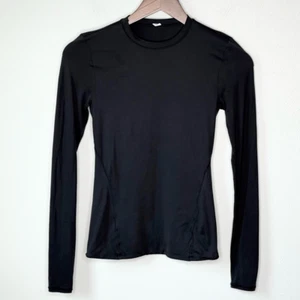 Camisa Lululemon Athletica Wundermost Nulu Negra Ultra Suave Manga Larga - Para Mujer’s - Imagen 1 de 6