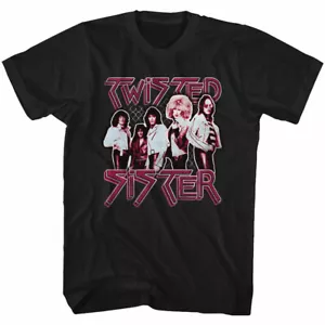 Twisted Sister Band Foto Herren T-Shirt 70er Metal Band Musik Merch - Bild 1 von 3