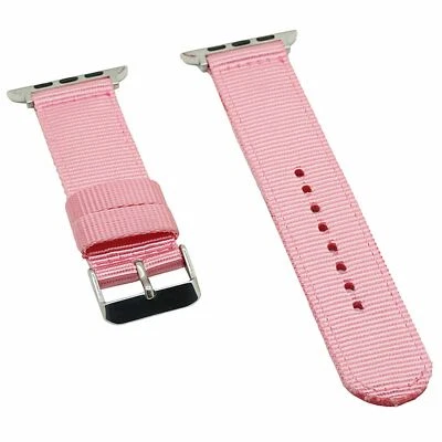 Waterproof Nylon Sports Strap for Apple Watch Band 49mm 41mm 45 40 44mm Bracelet - Image 1 of 4