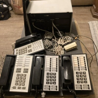 AT&T Merlin Phone System Bis-10 Phones 410 Control Box Complete System - Image 1 of 4