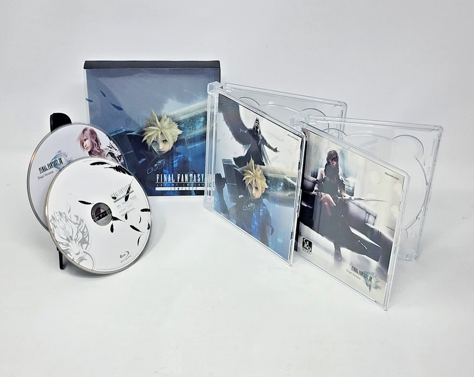 RARE Final Fantasy VII 7 Advent Children CIB w/ FF XIII PS3 Japan Import TESTED - Image 1 of 4