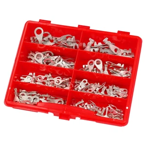 180 Stück Kalitec Kabelschuhe Krallen Set Ringform 0,5- 6mm² Messing m4 m5 m6 m8 - Bild 1 von 2
