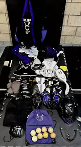 Mens Lacrosse Gear Gloves Helmet Pads Knee Elbow Balls Jerseys Brine Stx Cascade - Picture 1 of 17