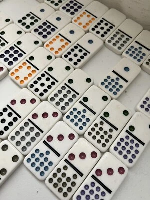 PEÇAS DE REPOSIÇÃO - VOCÊ ESCOLHE Dominó Cardinal Classics Duplo 15 Ponto de Cor - Imagem 1 de 4