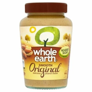 Whole Earth Smooth Peanut Butter No Added Sugar (454g) - Pack of 2 - Picture 1 of 1