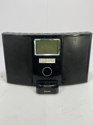 Teac SR-LXI AM/FM Radio Apple Ipod Dock Alarm Clock Docking Station - Image 1 of 4