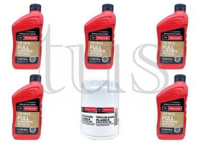 Kit de cambio de aceite de motor Motorcraft genuino completamente sintético Ford Ranger 2002 3,0 L V6 Foto 1 de 2
