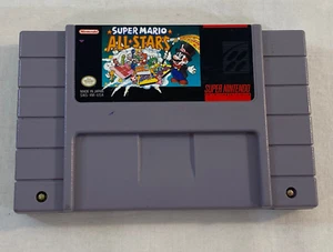 Cartucho Super Mario All-Stars Super Nintendo SNES SIN PROBAR - Imagen 1 de 8