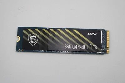 MSI SPATIUM M450 PCIe 4.0 NVMe M.2  1TB - Image 1 of 3