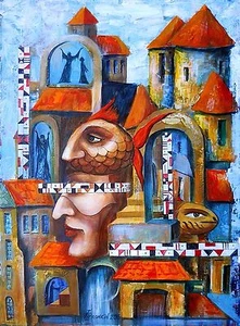 Gemälde Original Ölleinwand ZEITGENÖSSISCHE KUNST Surrealismus von Pronkin 2016 - Bild 1 von 10