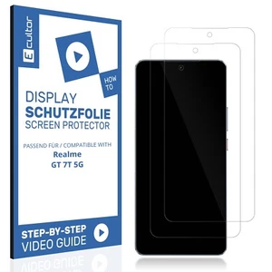 2x Film de protection 3D matte pour Realme GT 7T 5G flexible Film d'écran Full - Foto 1 di 6