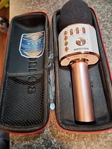 BONAOK Karaoke Wireless Microphone Bluetooth, Handheld Karaoke Machine  - Picture 1 of 2